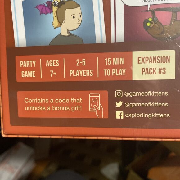 Barking Kittens, Exploding Kittens Expansion Pack. Brand New Torn Cellophane - Picture 10 of 11